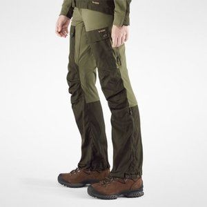 Fjallraven Keb Trousers - Women's - Curved Fit 36/27-28 Deep Forest/Laurel Green